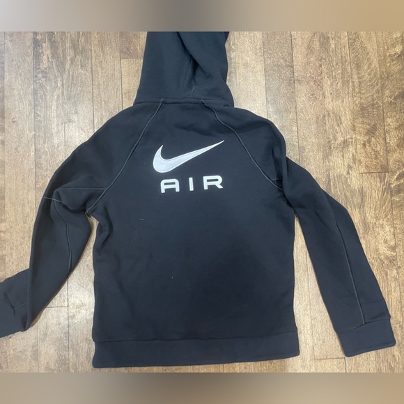 Kids Black Nike Air Hoodie - Picture 2 of 4